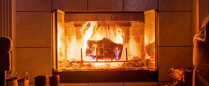 Mendota Hearth Landscape Fireplace Installation in Auburn, Washington