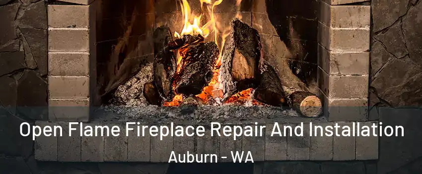  Open Flame Fireplace Repair And Installation Auburn - WA